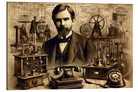 Magnettafel Alexander Graham Bells technologische Meisterwerke