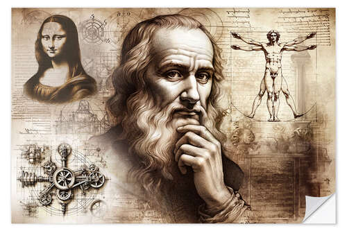 Sisustustarra The Wisdom of the Renaissance: Leonardo da Vinci