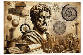 Quadro em acrílico The Legacy of Antiquity: Archimedes and His Timeless Inventions