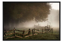 Gerahmter Kunstdruck Die stille Umarmung der Natur