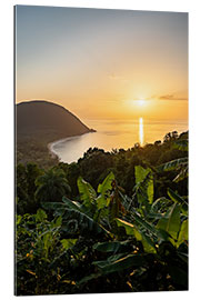 Tableau en plexi-alu Plage de Grande Anse, Guadeloupe, Caribbean