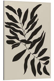 Magnettafel Blätter am Zweig