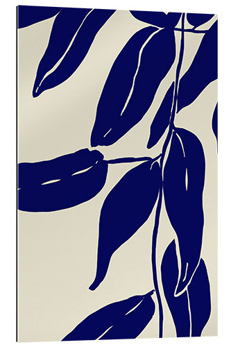 Gallery print Blue Leafs