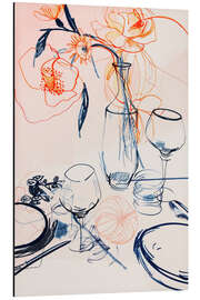 Magnettafel Tischstillleben