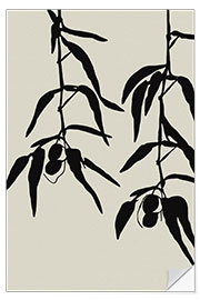 Wall sticker Olive Twigs