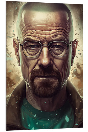 Aluminium print Walter White