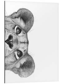 Magnettafel Die neugierige Löwin