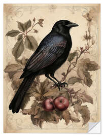 Sticker mural Gothic raven