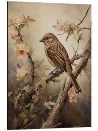 Magnettafel Vintage Spatz