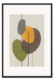 Gerahmter Kunstdruck Overlapping