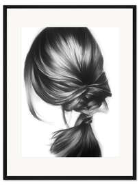 Gerahmter Kunstdruck Messyhair