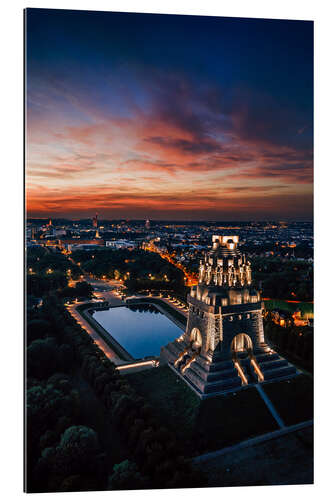 Galleriprint Blue Hour Monument to the Battle of the Nations Leipzig II