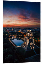 Magnettafel Blaue Stunde am Völkerschlachtdenkmal Leipzig II