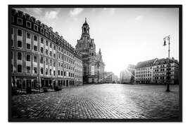 Gerahmter Kunstdruck Frauenkirche Dresden