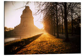 Magnettafel Morgensonne am Völkerschlachtdenkmal