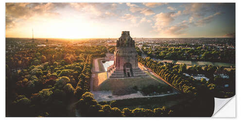 Naklejka na ścianę Battle of the Nations Monument at Sunrise