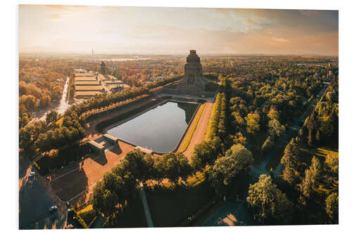 Stampa su PVC Sunrise at the Battle of the Nations Monument