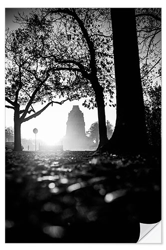 Selvklæbende plakat Monument to the Battle of the Nations in Leipzig