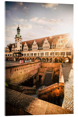 Stampa su vetro acrilico Leipzig Old Town Hall