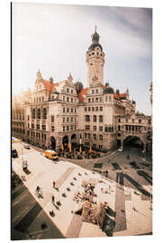 Magnettafel Leipziger Neues Rathaus, Burgplatz
