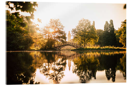 Acrylic print Clarapark in the Reflection