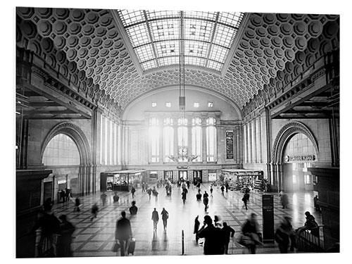 Hartschaumbild Leipzig Hauptbahnhof