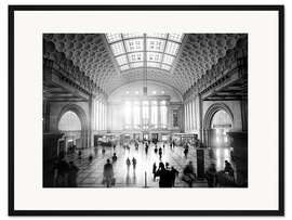 Gerahmter Kunstdruck Leipzig Hauptbahnhof