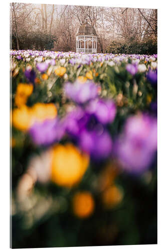 Akrylbilde Spring in Johannapark, Leipzig