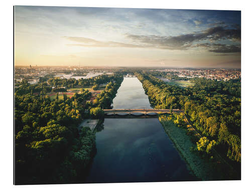 Galleriprint Aerial Photo Leipzig, Elster Basin