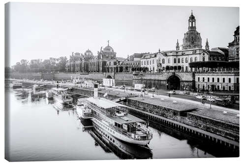 Leinwandbild Dresden an der Elbe