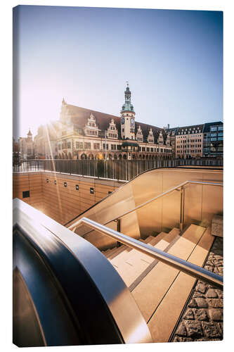 Canvas print Old Town Hall, Leipzig