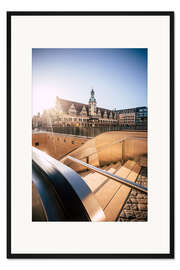 Gerahmter Kunstdruck Altes Rathaus, Leipzig
