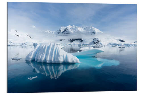 Aluminiumsbilde Ice landscape in Antarctica