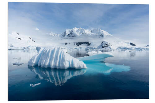 Foam board print Ice landscape in Antarctica