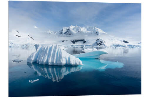 Tableau en plexi-alu Ice landscape in Antarctica