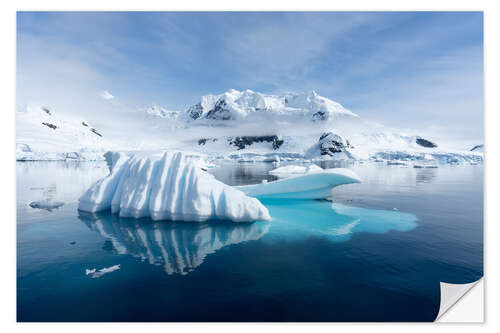 Naklejka na ścianę Ice landscape in Antarctica