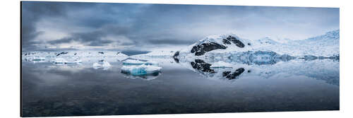 Aluminium print Antarctica Panorama