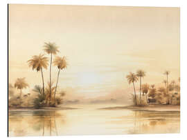 Magnettafel Tropischer Sonnenuntergang