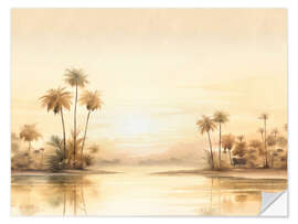 Wall sticker Tropical Sunset