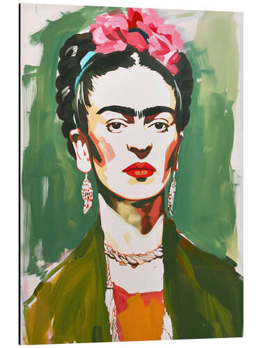 Aluminium print Frida Gouache