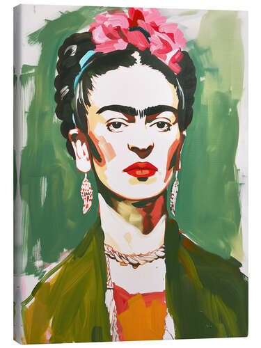 Leinwandbild Frida Gouache