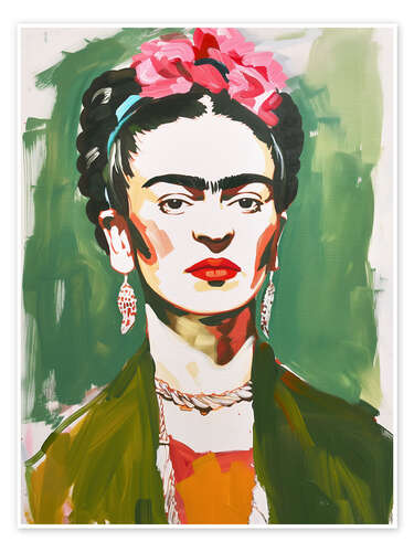 Poster Frida Gouache