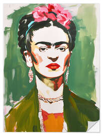 Sticker mural Frida Gouache