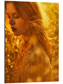 Magnettafel Golden Hour Girl