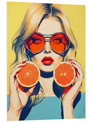 PVC print Grapefruit Girl