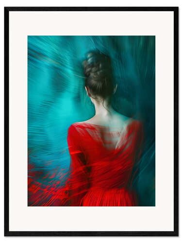 Framed art print Your Beautiful Back