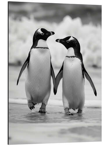 Obraz na aluminium Penguin couple