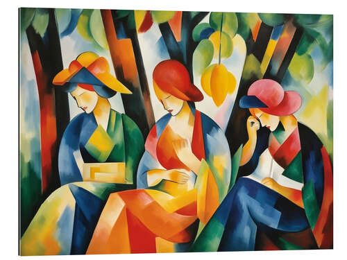 Gallery print Three women in the Park