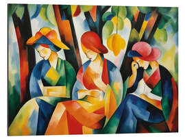 Magnettafel Drei Frauen im Park