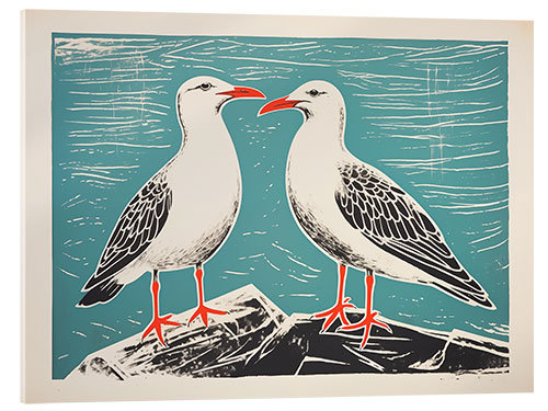 Cuadro de metacrilato Two Baltic seagulls